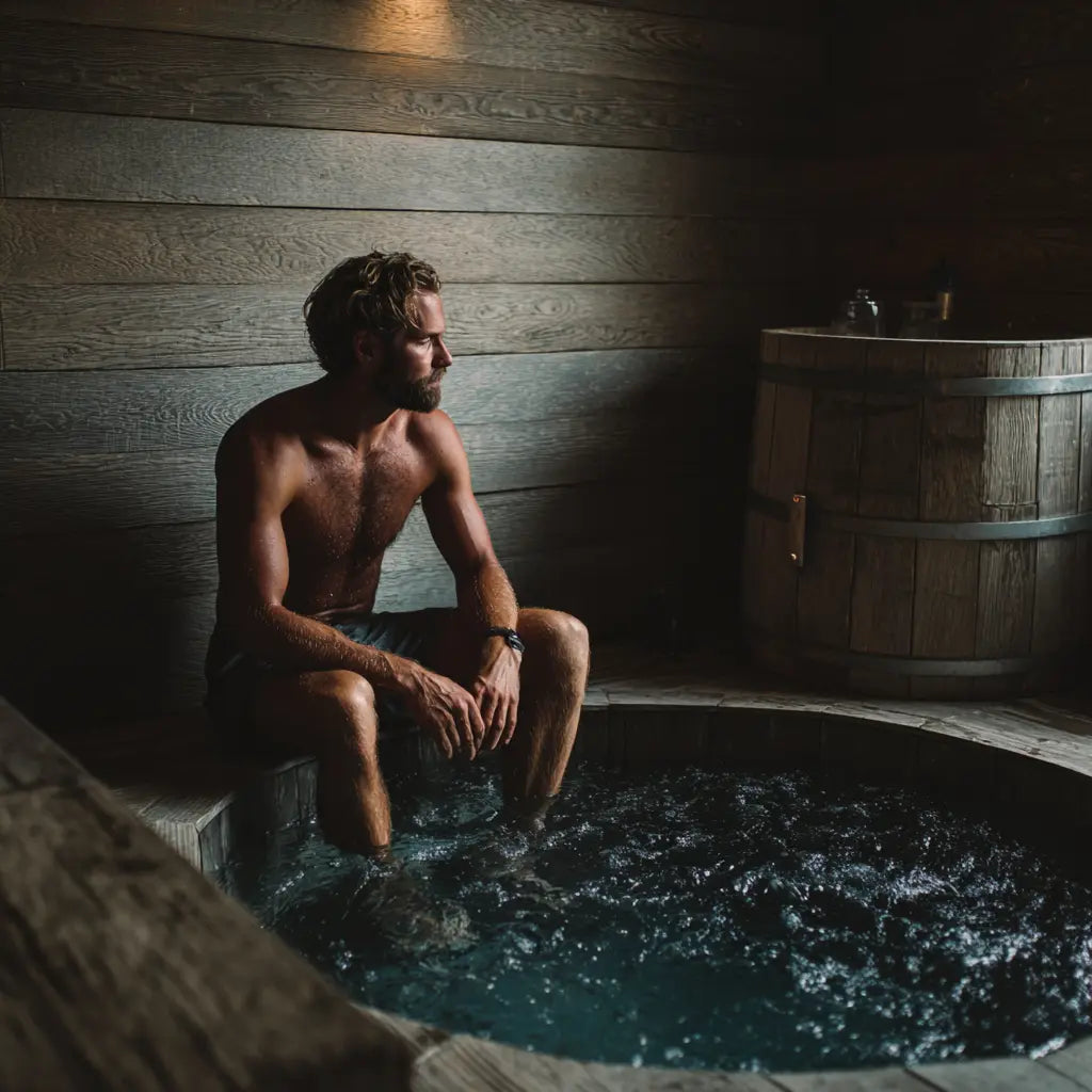 Cold plunge ritual moment of recovery