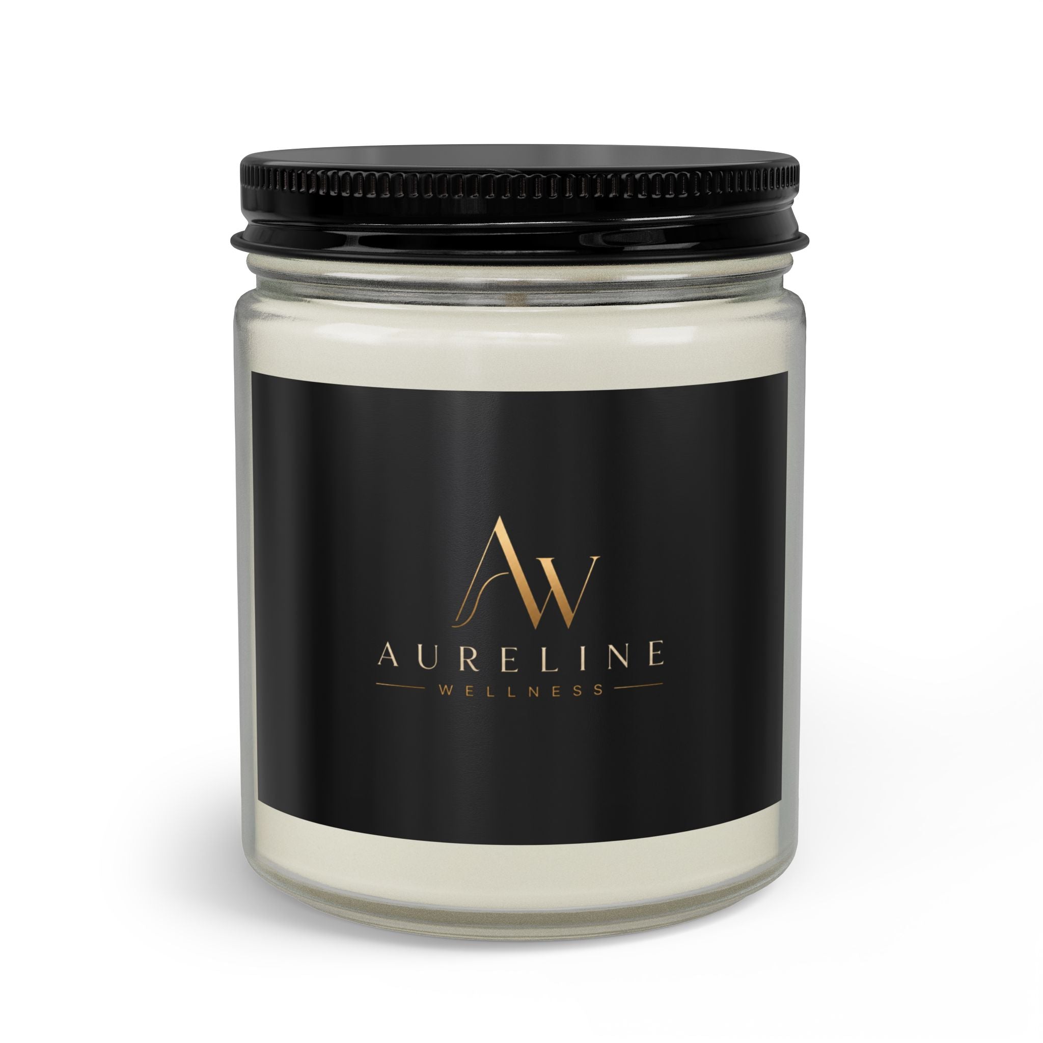 Aureline Wellness mason jar candle available in a selection of signature aromas
