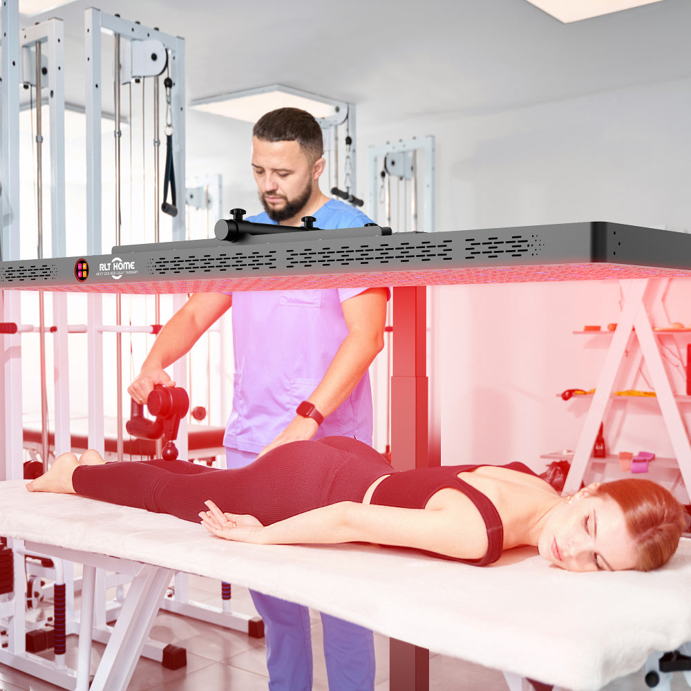 Total Spectrum ELITE Full-Body Red Light Therapy Panel — 864 LEDs, Electric Stand