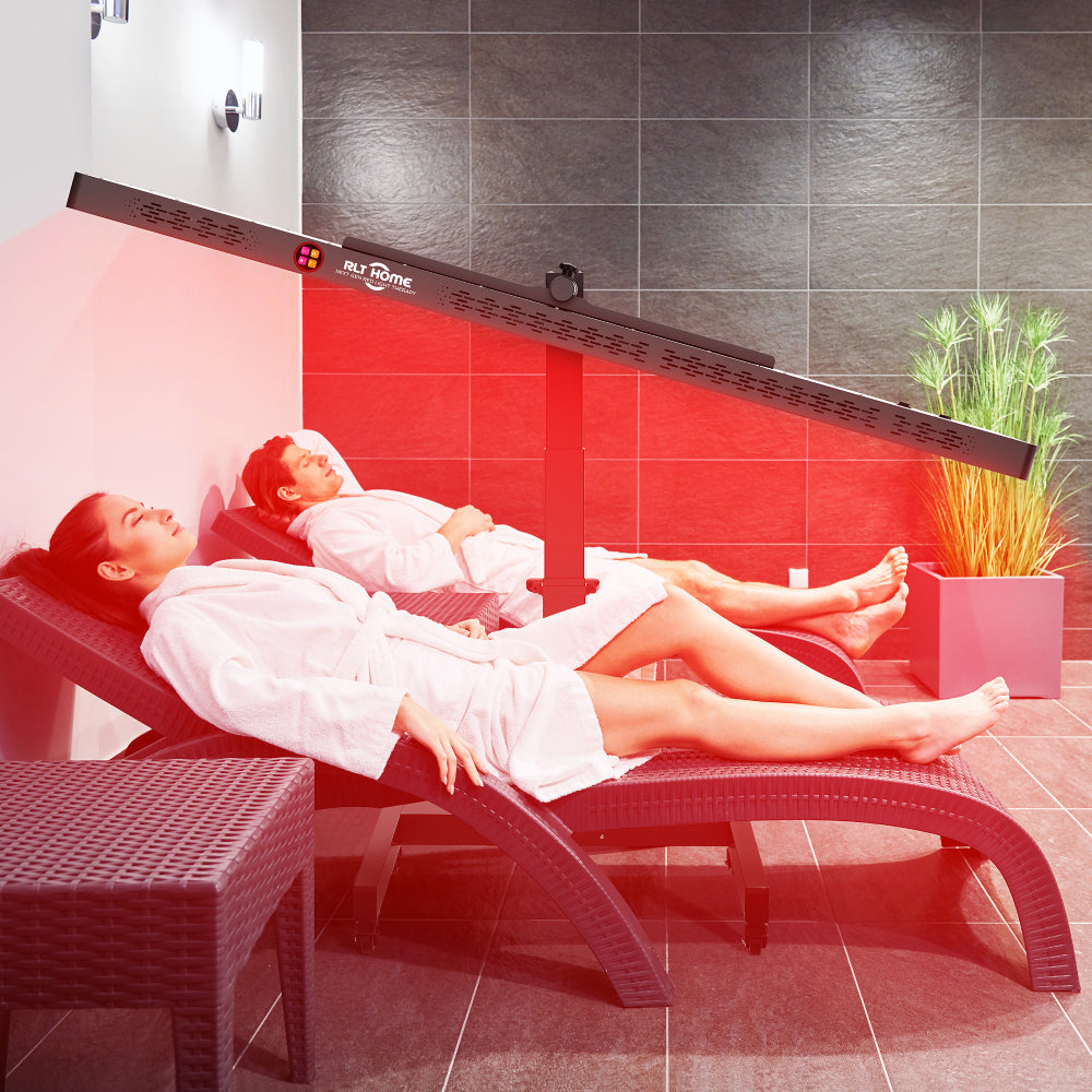 Total Spectrum ELITE Full-Body Red Light Therapy Panel — 864 LEDs, Electric Stand