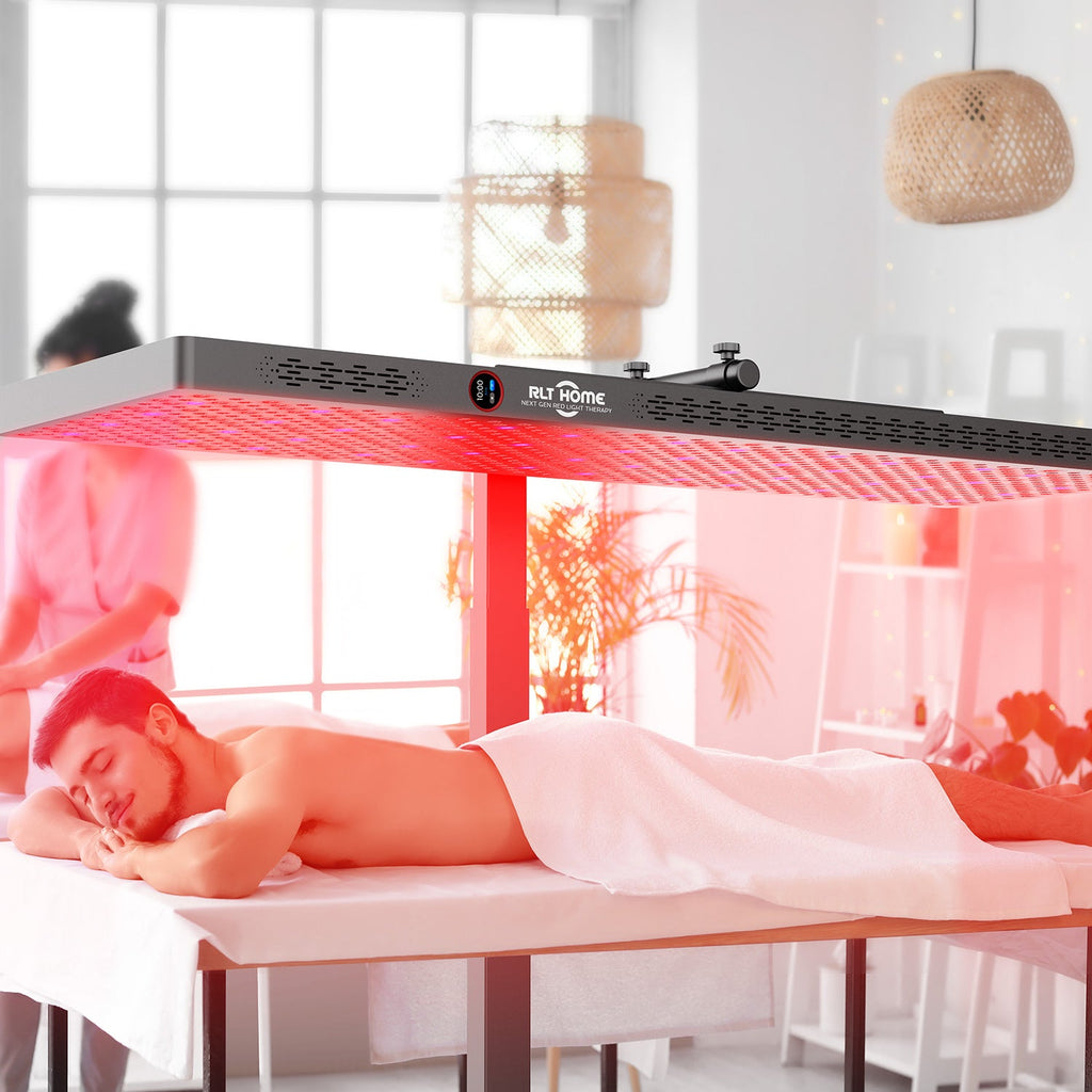 Total Spectrum ELITE Full-Body Red Light Therapy Panel — 864 LEDs, Electric Stand