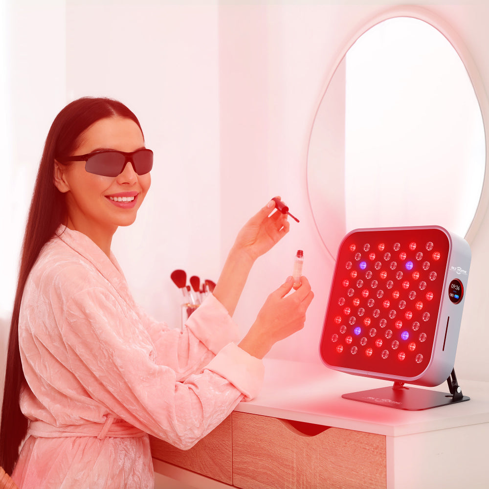 Total Spectrum MINI Tabletop Red Light Therapy Panel — 72 LEDs, 7 Wavelengths