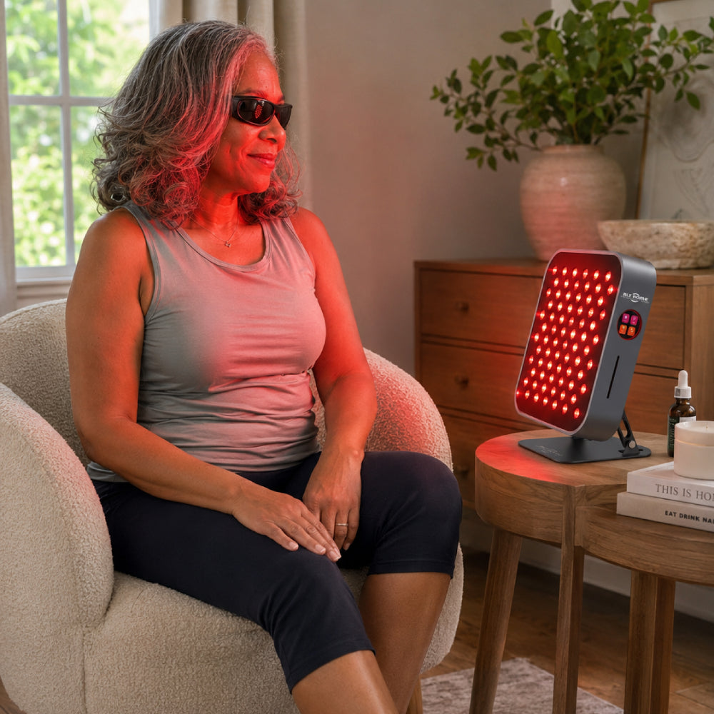 Total Spectrum MINI Tabletop Red Light Therapy Panel — 72 LEDs, 7 Wavelengths