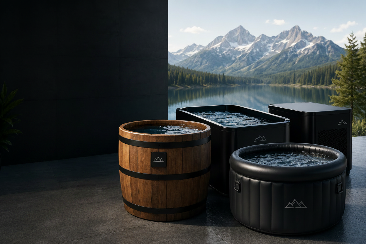 Modern cold plunge collection designed for wellness and recovery