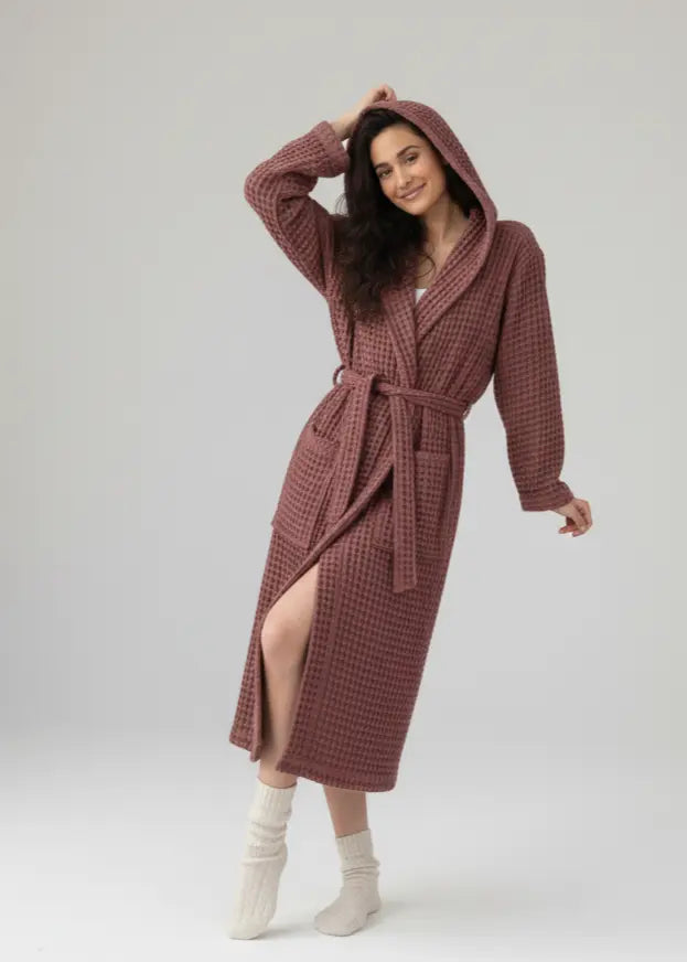 turkish cotton spa dress Organic Robe for Comfort – Aureline Wellness Age:4-5Y filter-sleeve:Half Sleeve Green Women Dresses Casual Crafted from absorbent