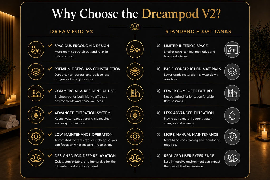 Dreampod V2 Premium Flotation Tank & Sensory Isolation Pod