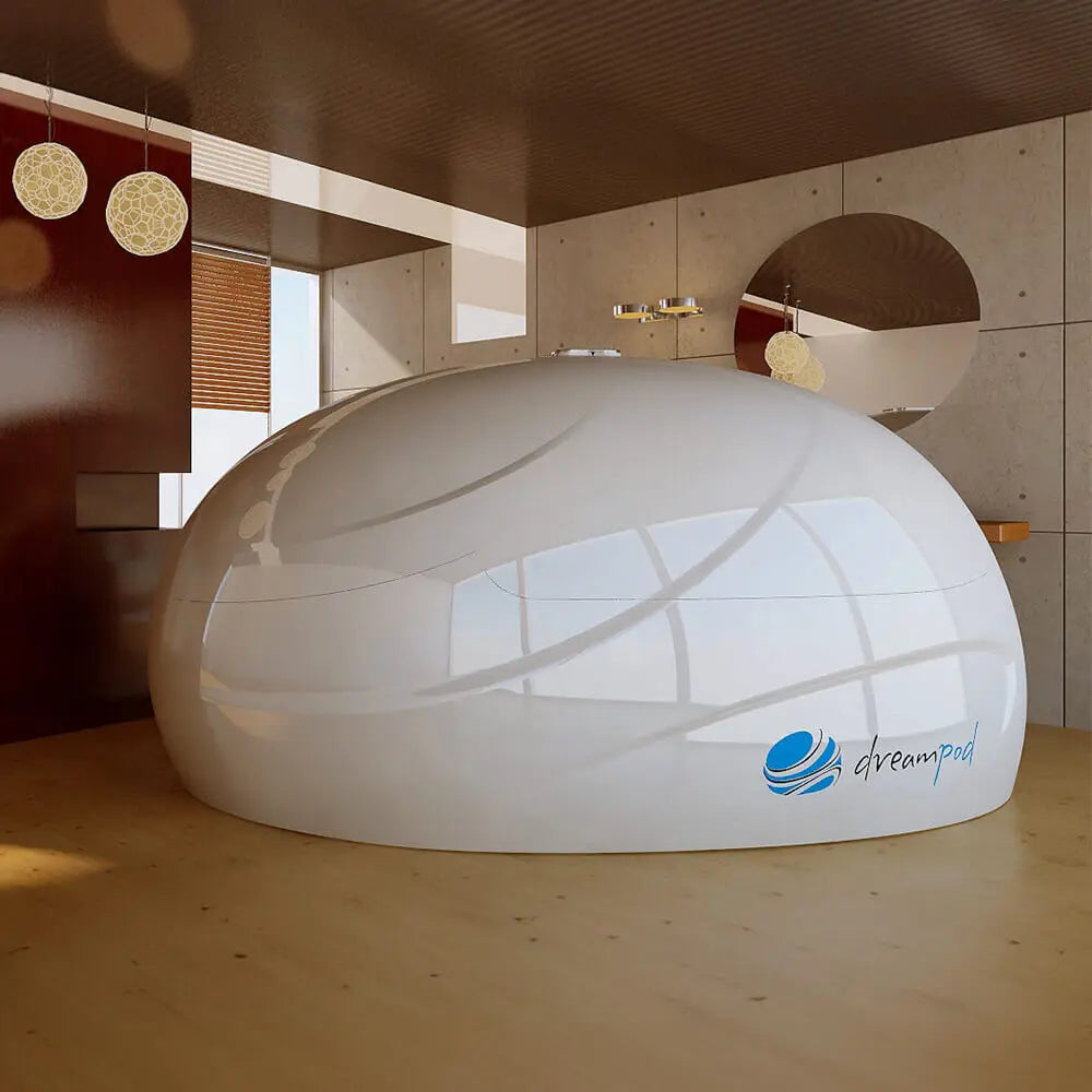Dreampod V2 flagship flotation tank designed for luxury home spas, wellness centers, and commercial float therapy spaces