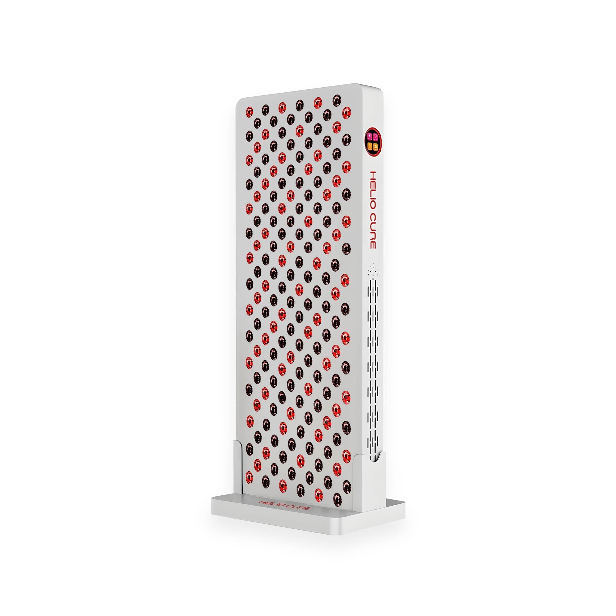 Helio Glow red light therapy panel designed for larger treatment areas including the back, shoulders, torso, and legs.