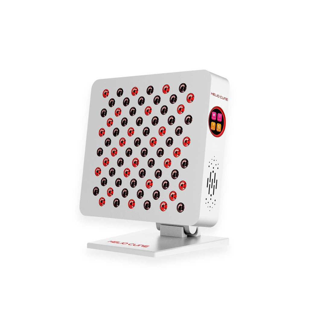 Helio Spark portable red light therapy panel with 72 LEDs and six therapeutic wavelengths