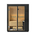 Kohler C1 Indoor Graphite Gray Freestanding Alcove Design Sauna Kit (SAK93182) Kohler