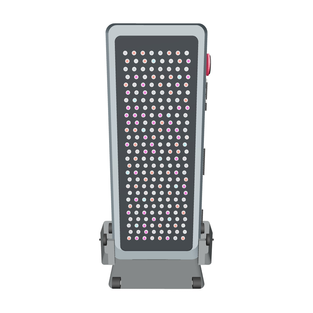 Total Spectrum COMPACT targeted red light therapy panel with stand 3D model