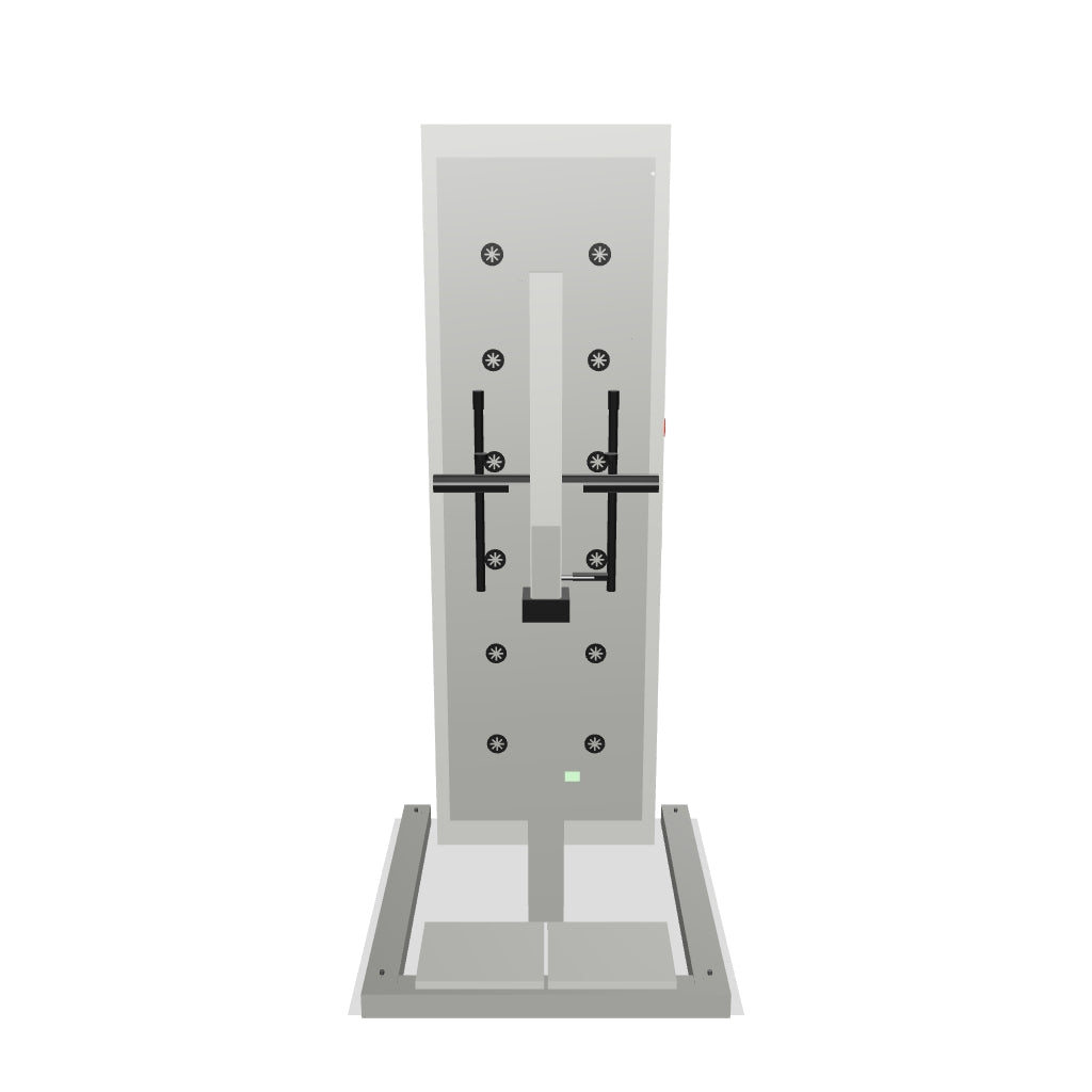 Total Spectrum ELITE full-body red light therapy panel with electric stand 3D model