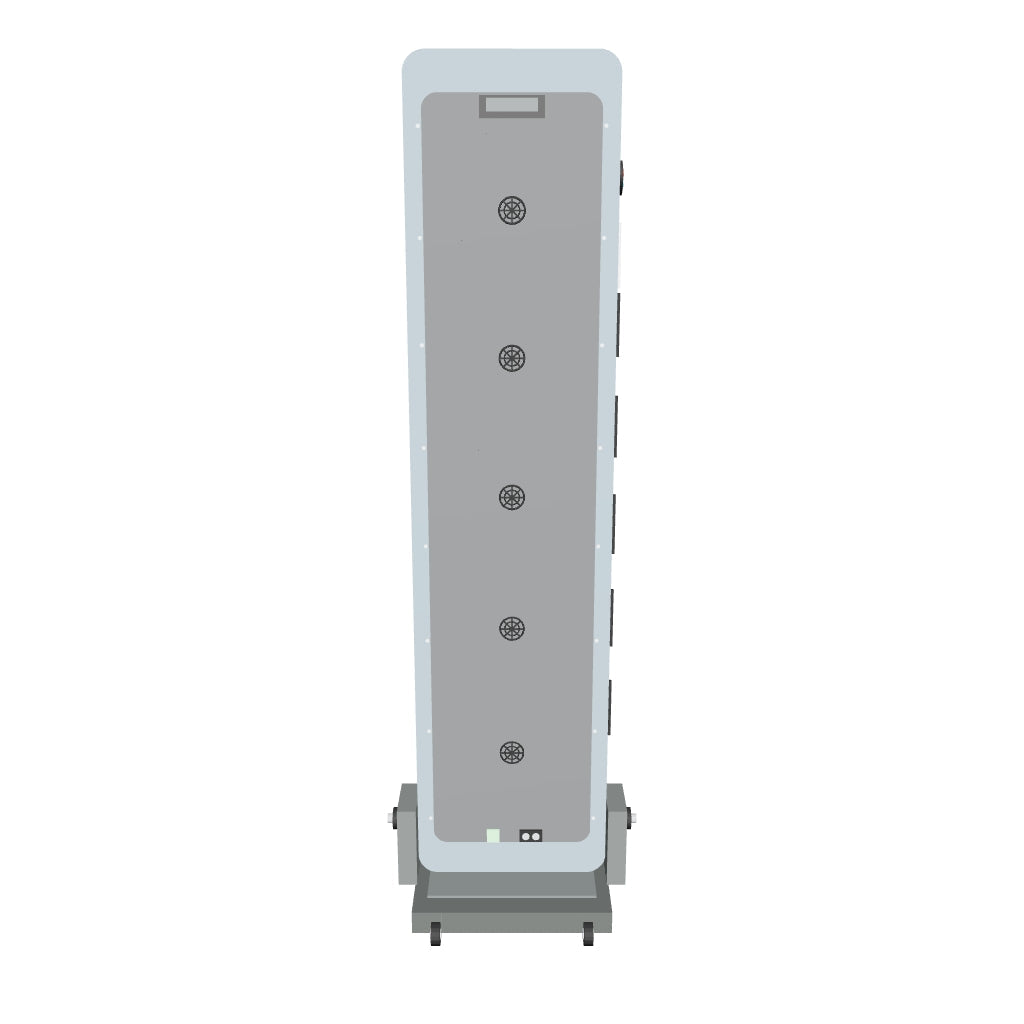Total Spectrum MAX large-area red light therapy panel with stand 3D model