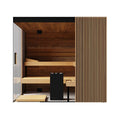 ThermaSol Aalto 4-Person Indoor Semi-Panoramic Glass Sauna Cabin