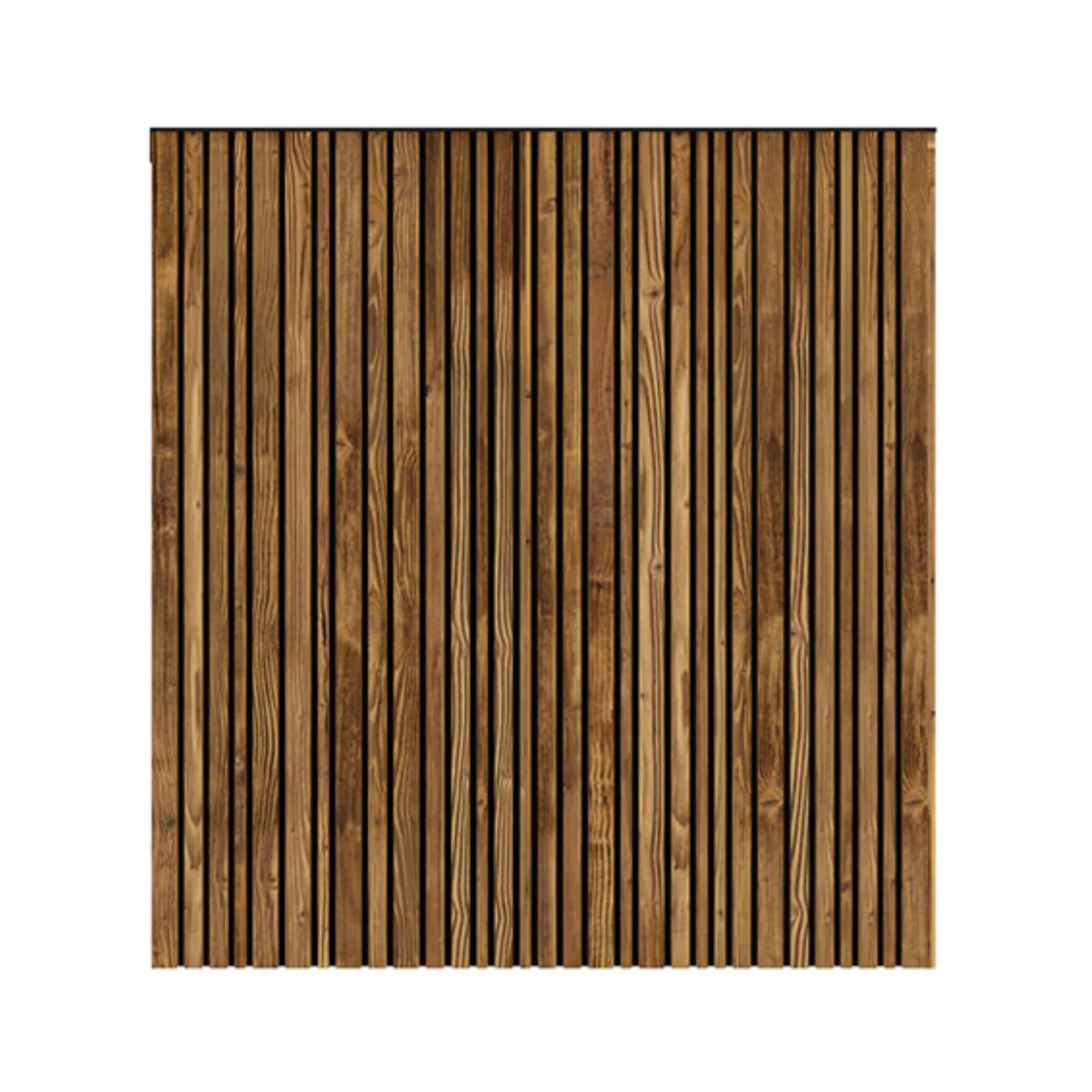 ThermaSol Fortis thermally modified wood exterior detail with brushed grain