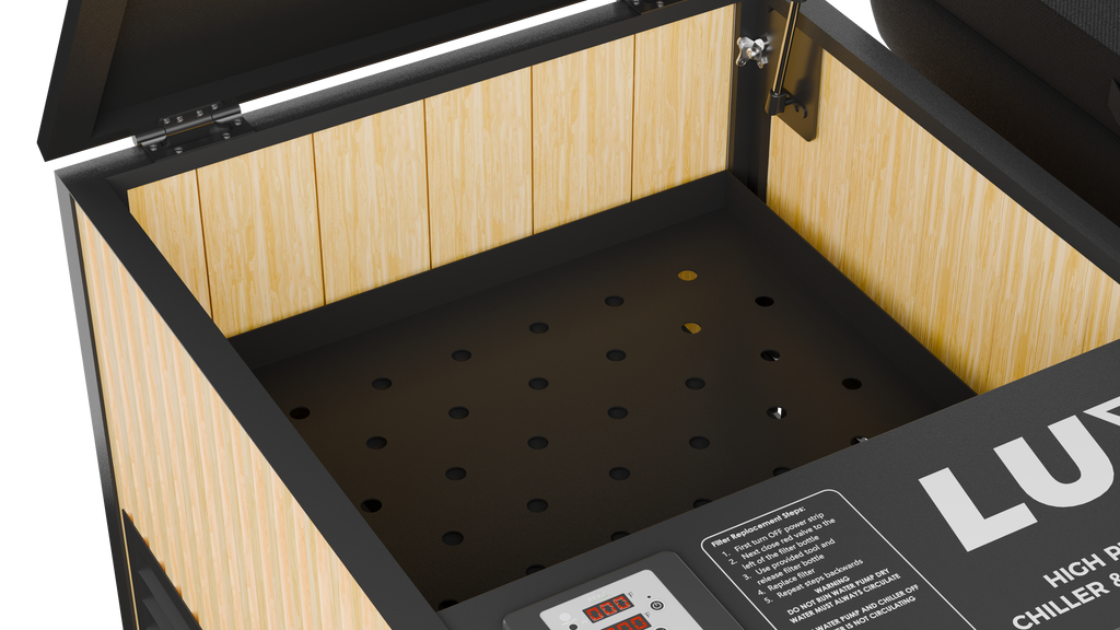 RevX X Tub Acrylic Cold Plunge + LUX Chiller & Filtration System
