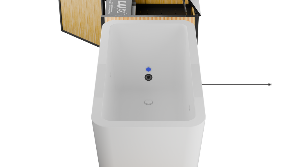 RevX X Tub Acrylic Cold Plunge + LUX Chiller & Filtration System